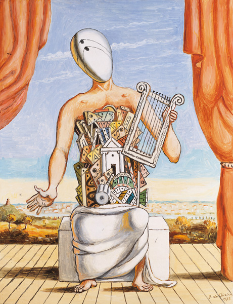 Giorgio De Chirico, Orfeo solitario, 1973. Collezione privata.